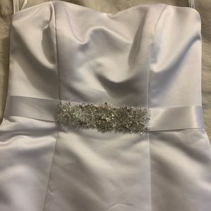 David’s Bridal wedding gown.